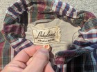 Vintage Lakeland Sportswear Jacket Mens 42 Plaid Work 1950s Conmatic Zipper 