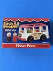 Vintage Fisher-price Little People Mini Van   0141  1985 New In Box Open