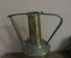 Antique Turkish Middle Eastern Hammered Copper Ewer Bottle Pot Water Jug 13 