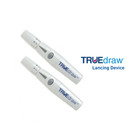 True Draw Lancing Device For Glucose Care - 2 Pack