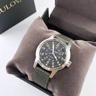 Bulova New Men s Vwi Special Edition Black Dial 96a259 Automatic Hack Watch 38mm