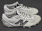 New Balance Freeze Lacrosse Cleats White gray Athletic Shoes Mens Size 11 5 