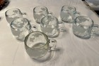 Vtg 70s Nescafe World Globe Etched Glass 7 Mugs Coffee Pot-creamer Sugar Nestle