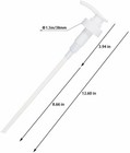 2 Pack-white Gallon Pump Dispenser  For Soap  Sanitizer  Mayo  Bottles container