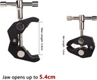 Super Clamp With 1 4 And 3 8 Thread For Photography camera Monitor  Led Light um