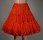 Vintage Ultra Feminine Red Square Dance Petticoat