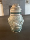 Vtg Avon Beer Lidded Stein 1992 Handcrafted Endangered Species Whales   020812