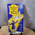 Vintage 1960s Traveler s Guide Of Boston Towne Travel Map Freedom Trail Brochure