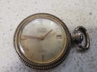 Vintage Rare Swiss Made Pocket Watch Silver