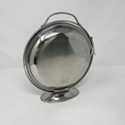Vintage Alessi Folding 3 Tier Dessert Cake Stand Holder Stainless Made In Italy
