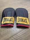 Vintage Everlast Leather Speed Bag Gloves     Black Boxing Training Punching Mitts