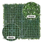 20  Artificial Boxwood W  Flower Mat Wall Hedge Decor Privacy Fence Home Office