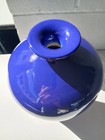 Antique Chinese Porcelain Vase Fine 19th C Monochrome Blue Vase 12  Rare Example