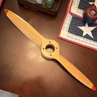 26    Wooden Model Airplane Propellor Vintage W 4 Bolt Hub - So Cool 