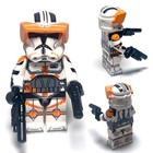 212th Attack Battalion Star Wars Custom Lego Orange Clone Trooper Minifigures