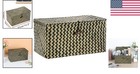 Handwoven Seagrass Storage Basket With Lid - Elegant Organizational Solution