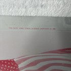1991 New York Times Printing Plate God Bless America Flag Gulf War Jan 27 Nyt