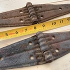 2 Rustic Strap Hinges 16    X 3    Barn Shed Door Rustic Vintage Antique Set Pair