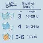 Huggies Little Swimmers Disposable Swim Diapers  Size 5-6 32  Lbs  17 Ct