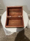Vintage Handcrafted Wooden Treasure Chest