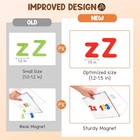 Abc 123 Fridge Magnets - Magnetic Letters Numbers - 78 Pcs - 78pcs