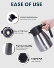 Gint 34oz Thermal Coffee Carafe Stainless Steel Vacuum 1l Silver