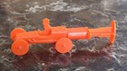 Vintage Mcdonalds 1982 Happy Meal Promo Orange Plunger Car W  Ronald Mcdonald 