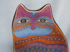 2007 Laurel Burch Dina Cat Plate dish Wine Things Unlimited