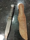 Original Wwii Usn 1 Rh Pal 35 Fixed Blade Knife With Sheath