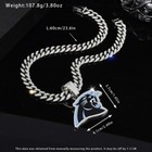 Pendant Gem Chain Necklace Nfl Football  afc nfc   select Your Team  Fan 20in