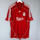 Liverpool 2006 2007 Home Football Shirt Jersey Adidas Size M  8 Gerrard Ucl