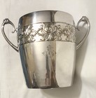 Antique Wmf Ice Bucket Champagne   Wine Cooler With Handles