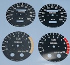 Yamaha Speedometer Tachometer Decals  Yamaha Dt250 Dt400 Dt360 Gauge Face 