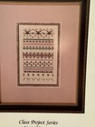 Just Nan Class Project Diamond Bouquet Cross Stitch Pattern W embellishment Pack
