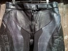 Richa Women s Black Leather Armoured Fully Lined Motorcycle Trousers Uk 14