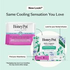 The Honey Pot Company - Cooling Herbal - Regular - Pads For Women - 20ct
