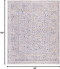 Safavieh Area Rug 8x10 - Hellenic Collection - Large - Ivory   Taupe  Wool   Vis
