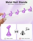  Nail Stand For Press Ons Nail Holder For Painting Nails Magnetic Fake Nail 