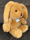 Dakin Ginger Bunny Rabbit Vintage Plush Stuffed Animal 1989 Euc Blue Bow