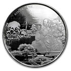 2018 Fiji Samurai 1 Oz  1 Silver Coin In Direct Fit Capsule