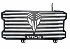 Stainless Steel Motorcycle Radiator Guard Protector Grill For Mt15  black 