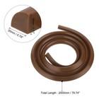 Flexible Molding Trim 79  Quarter Round Molding Water Barrier Brown