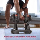 Fitrx 8361 Uick Select Adjustable Smart Dumbbell  5-52lbs 