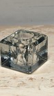 Antique Glass Victorian Inkwell Clear Glass Inkpot Desktop Accessories Rare 3 
