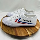 Feiyue Fe Lo 1920 Martial Arts Sneakers Unisex Sz 8w 6m Skater Red Blue Pu Retro