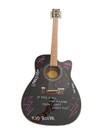 Little Stranger Signed Yamaha Fx335c Red Rover Custom Lyric Acoustic Guitar