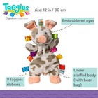Taggies Patches Pig Lovey Soft Toy   12 Inch  pack Of 1  