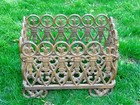 Antique Fireplace Insert Grate Victorian Cast Iron