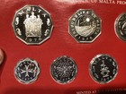 1976 Malta Proof Set  Original Packaging With Coa