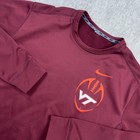 Virginia Tech Hokies Sweatshirt Men Large Nike Therma Fit Crewneck Performance